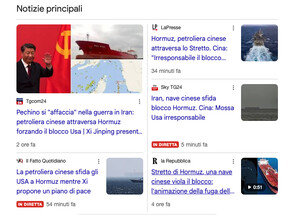 La petroliera cinese rompe il blocco USA