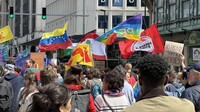 Manifestazione a Bruxelles contro il riarmo europeo, 14 giugno 2026