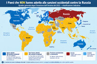 Quanta parte del mondo non ha applicato le sanzioni alla Russia