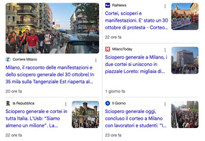 Le notizie delle manifestazioni del 30 ottobre 2026