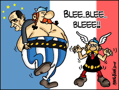 France-sismi. Vignetta di Mauro Biani http://maurobiani.splinder.com/