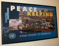 Peace keeping.