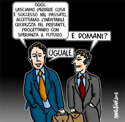 Pragmatismo realista Vignetta di Mauro Biani