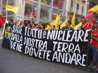 26 Giugno 2005, corteo antinucleare a Taranto.
