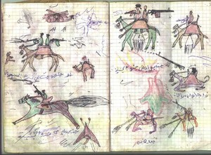 Il conflitto ne Darfur disegnato dai bambini: Abd al-Rahman, 13 anni.