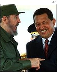 Fidel Castro e Hugo Chavez
