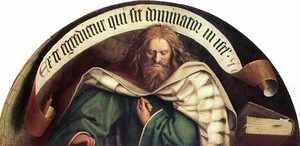 Il profeta Michea, Jan van Eyck, 1432, Cattedrale di St. Bavo, Ghent.