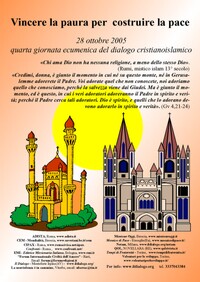 Vincere la paura per costruire la pace


