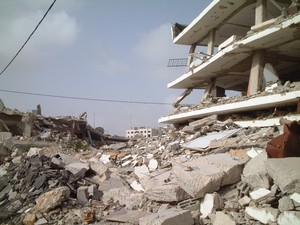 Ramallah: il compound di Arafat distrutto dall'esercito israeliano
