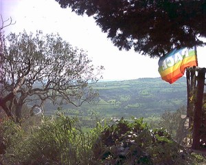 Le bandiere della pace sventolano a dominare la valle dell'Anapo - Buscemi (Siracusa). Un saluto da Pino, Lucia, Valeria, Alioscia, Marco, Salvo, Bibiana e Francesca.   