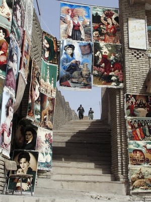 Erbil: Scala di ingresso alla fortezza.