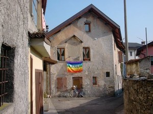Questa foto è stata fatta in centro storico a Belluno