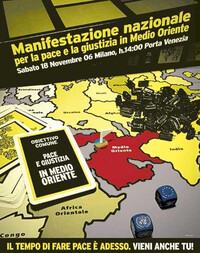 Manifestazione nazionale per la pace e la giustizia in Medio Oriente