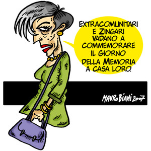 Memoria, A.D. 2007. Vignetta di Mauro Biani http://maurobiani.splinder.com/