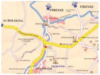 Mappa dintorni Casa per la Pace