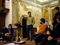 Luigino Ciotti (Circolo I Maggio) e Leonardo Stella (Banca Etica)