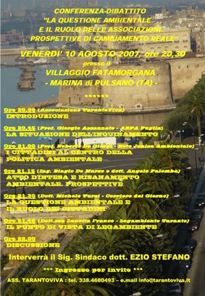 Locandina dell'iniziativa c/o Fatamorgana